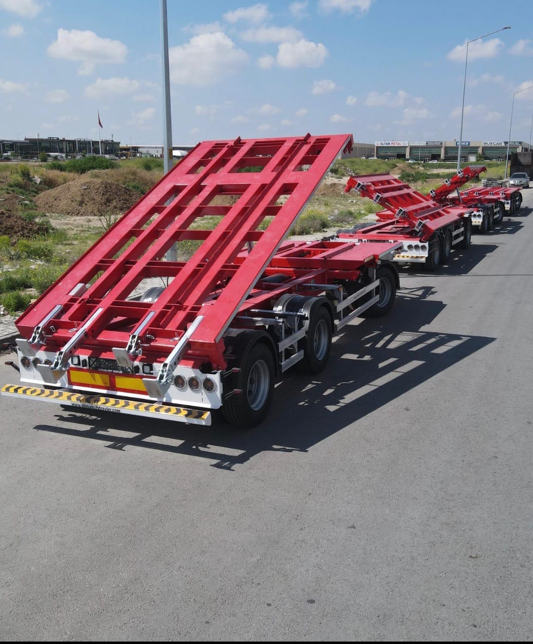 3 Yana Devirmeli Drawbar Dorse